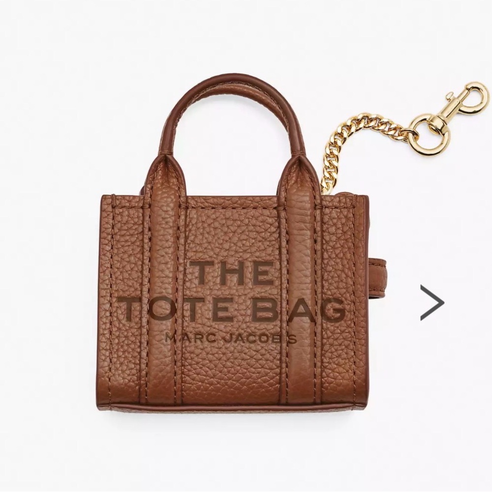 NWT Marc Jacobs Nano Tote Bag Charm Argan Oil